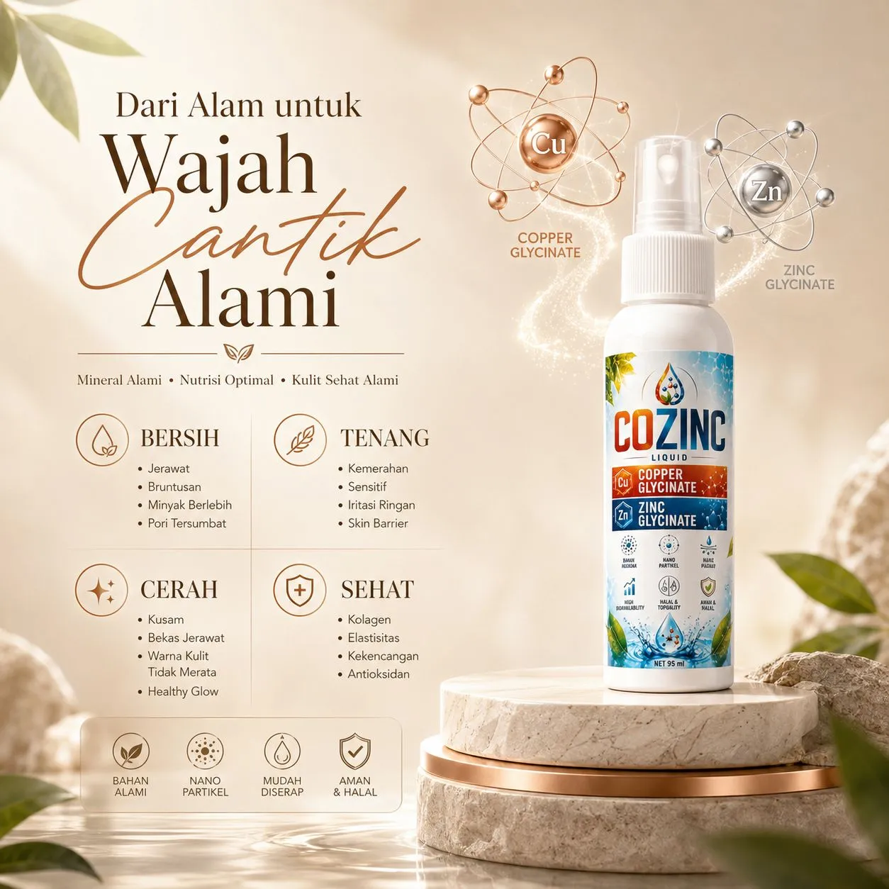 COZINC Copper Glycinate + Zinc Glycinate